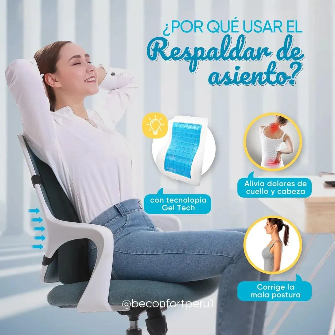 ALMOHADA DE ESPUMA VISCOELÁSTICA DE GEL - ysaexpress